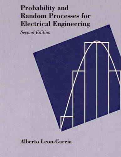 Cover of Probability and Random Processes for Electrical Engineering, 2nd edition