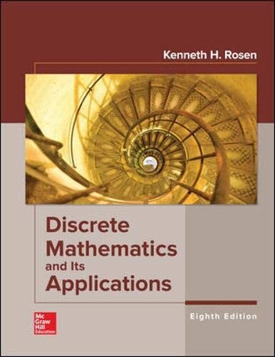 Cover of Discrete Mathematics and Its Applications, 8th edition